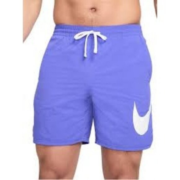Nike Men's Swim Shorts Purple White Size S NEW WITH TAGS! - Picture 2 of 4